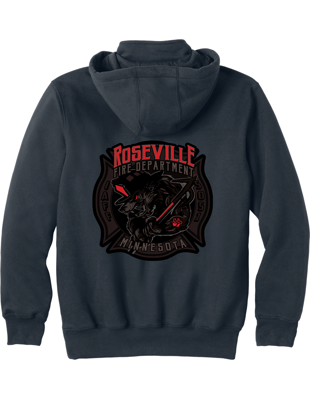 Roseville Fire - Subdued - Local 5051 (Black) - Collection