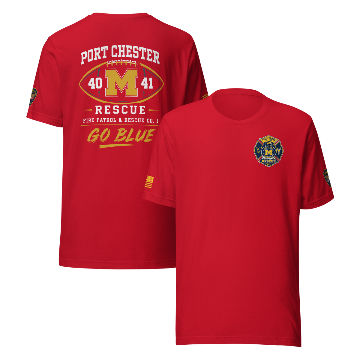 PORT CHESTER RESCUE × MICHIGAN WOLVERINES FOOTBALL #2
