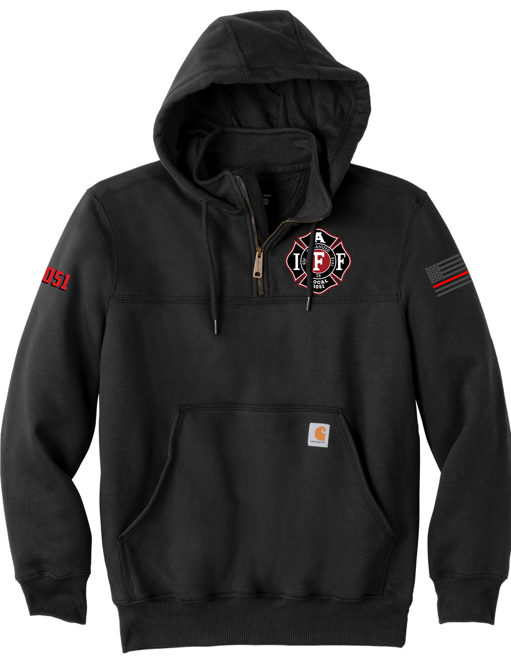Roseville Fire - Subdued - Local 5051 (Black) - Collection