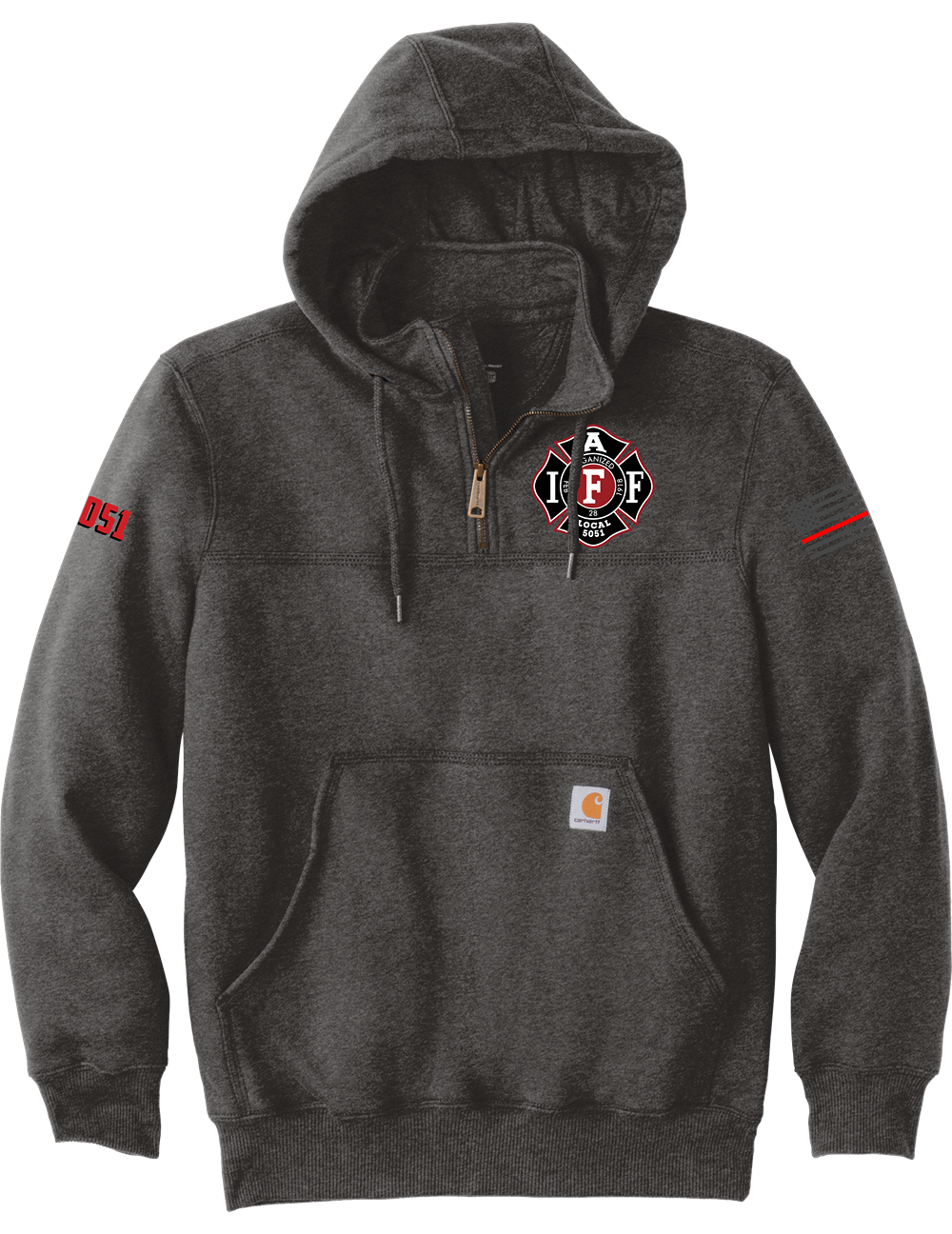 Roseville Fire - Subdued - Local 5051 (Black) - Collection