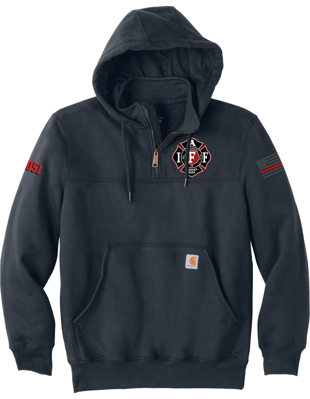 Roseville Fire - Subdued - Local 5051 (Black) - Collection