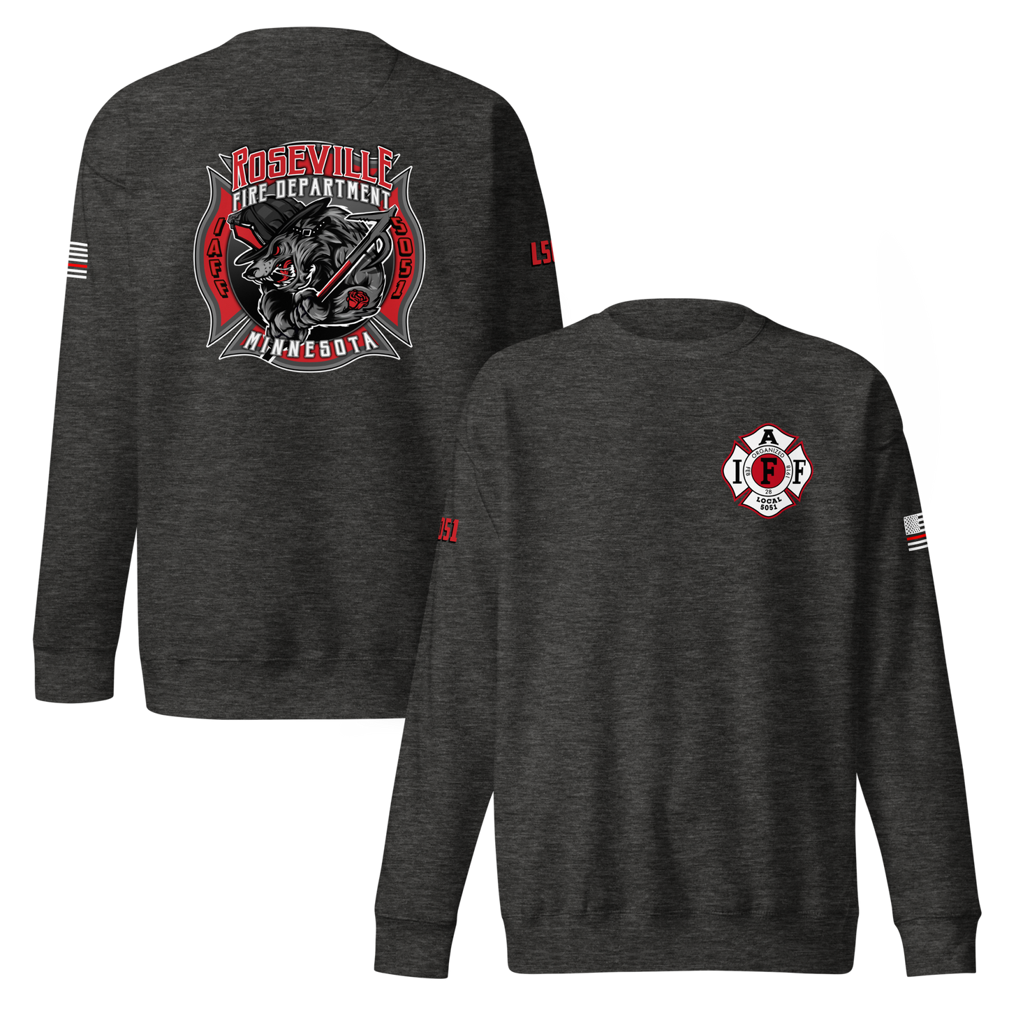 Roseville Fire - Color - Local 5051 (White) - Collection