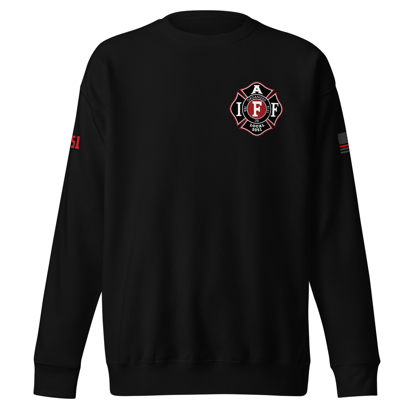 Roseville Fire - Subdued - Local 5051 (Black) - Collection