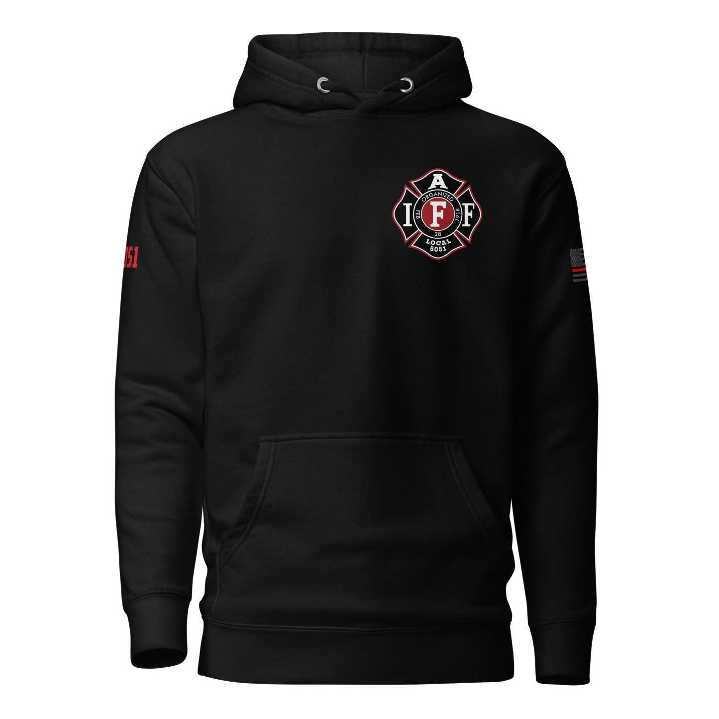 Roseville Fire - Subdued - Local 5051 (Black) - Collection