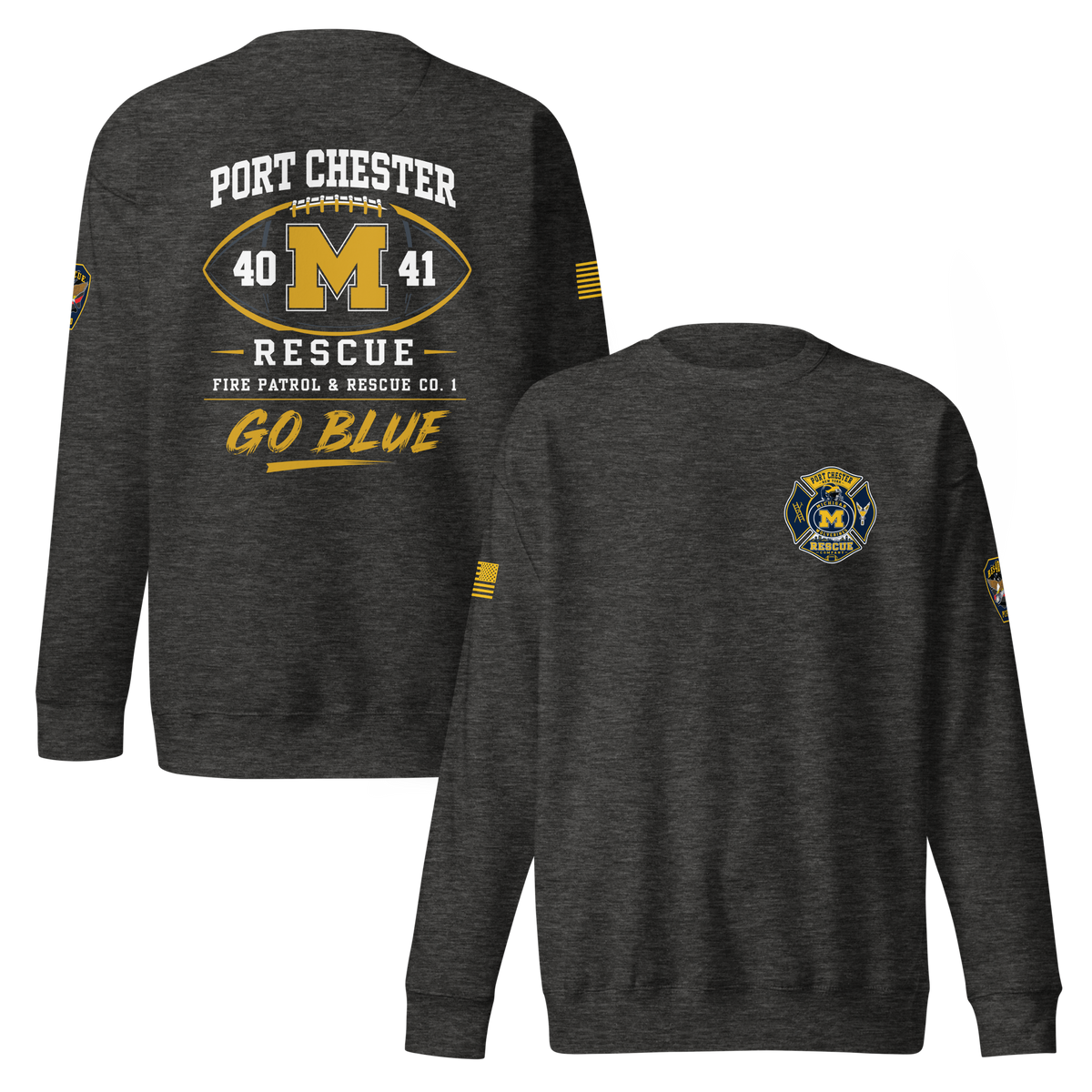 PORT CHESTER RESCUE × MICHIGAN WOLVERINES FOOTBALL #2