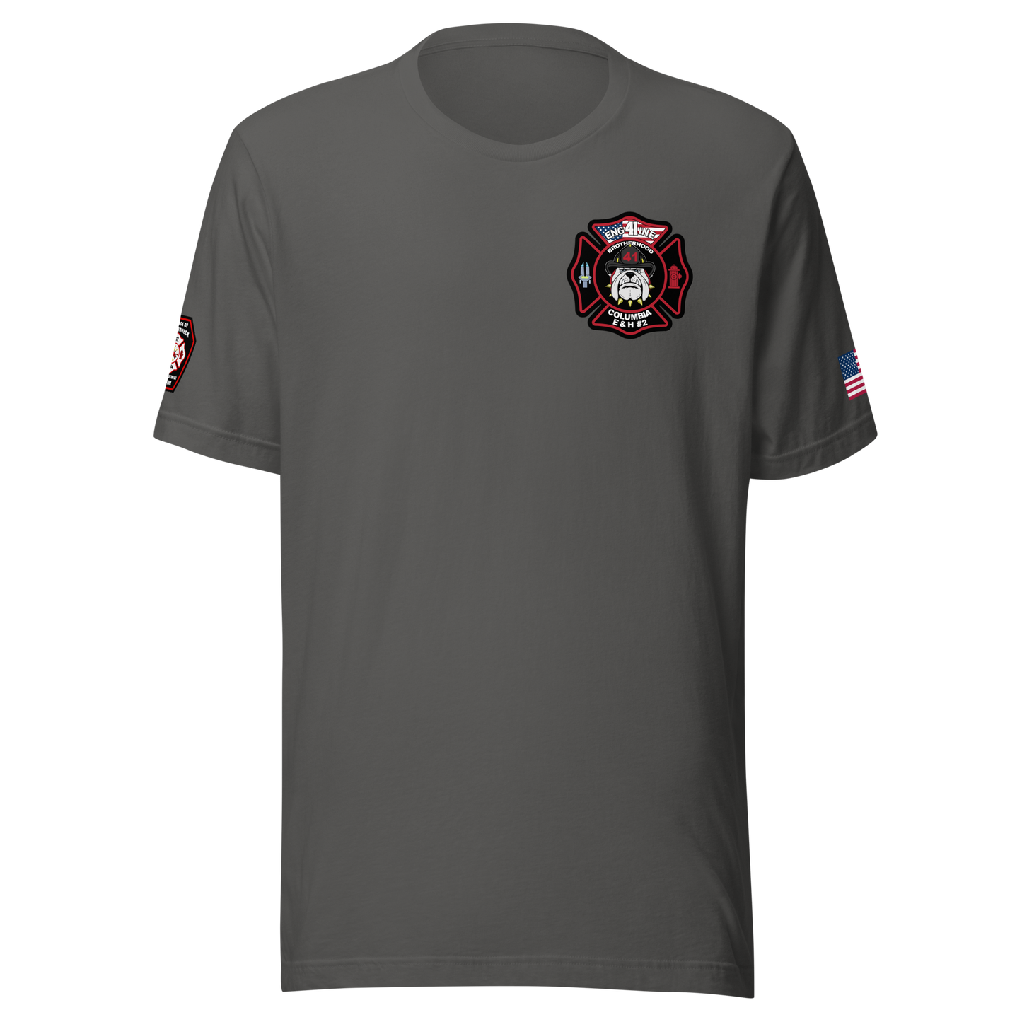 Village of Mamaroneck Engine 41 Tee (With Flag) Collection