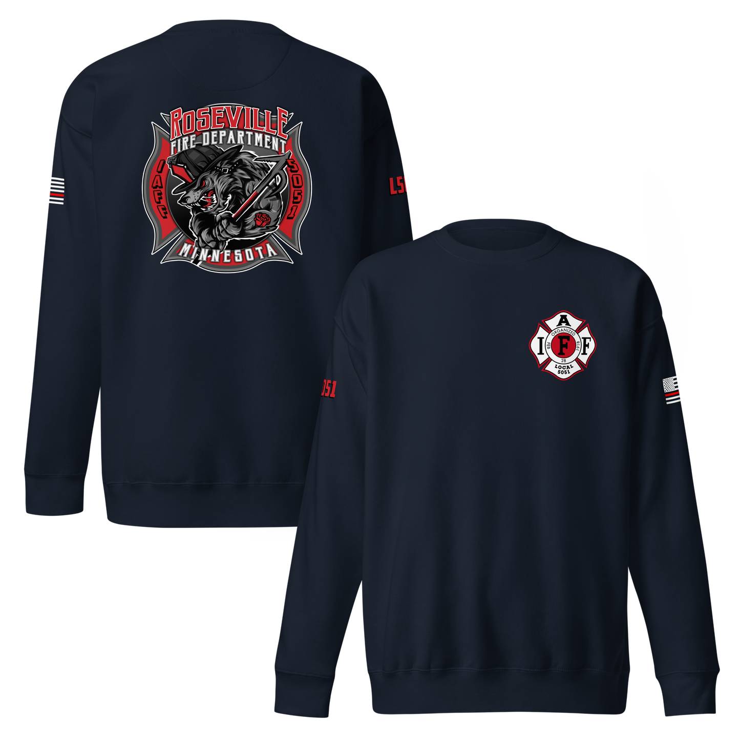 Roseville Fire - Color - Local 5051 (White) - Collection
