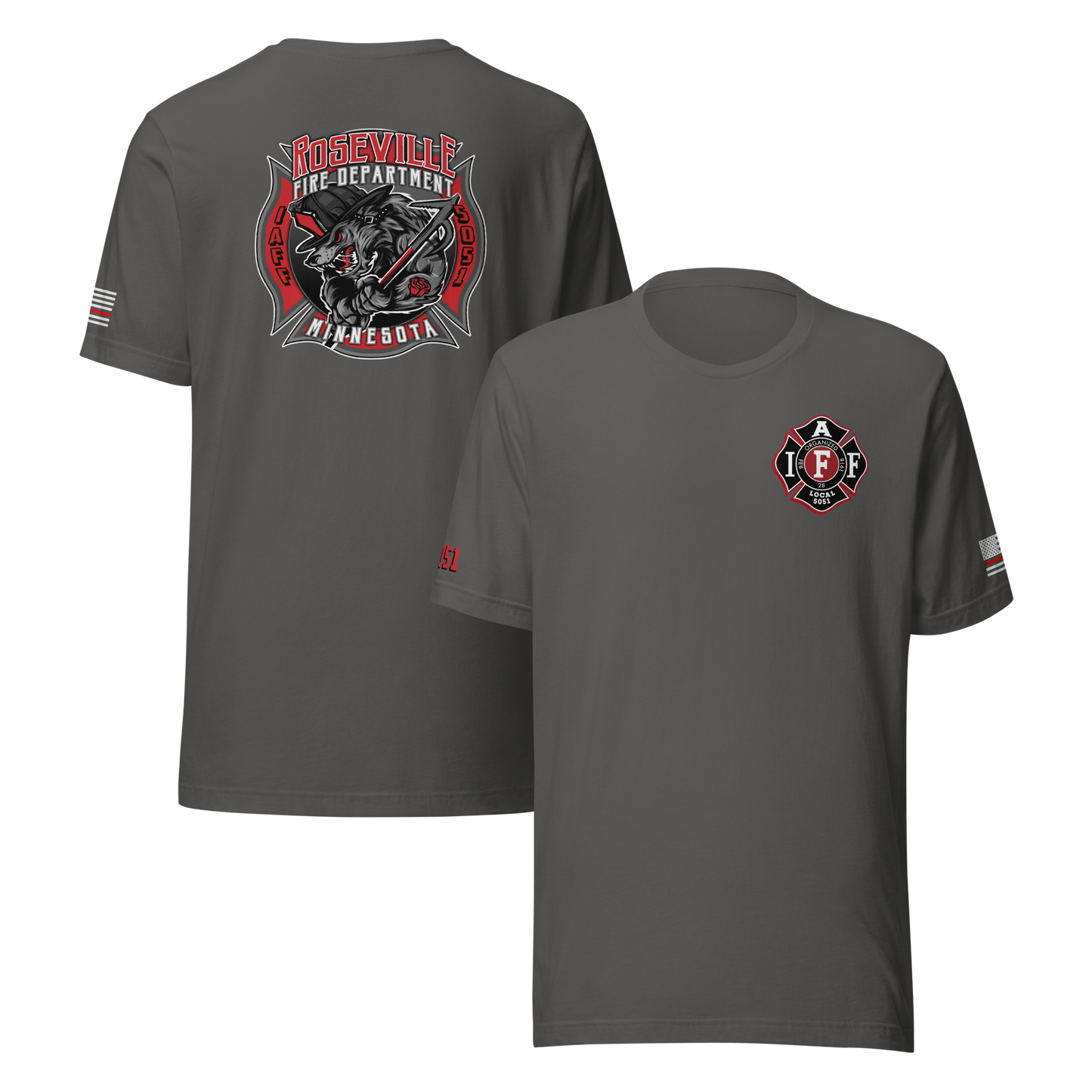 Roseville Fire - Color - Local 5051 (Black) - Collection