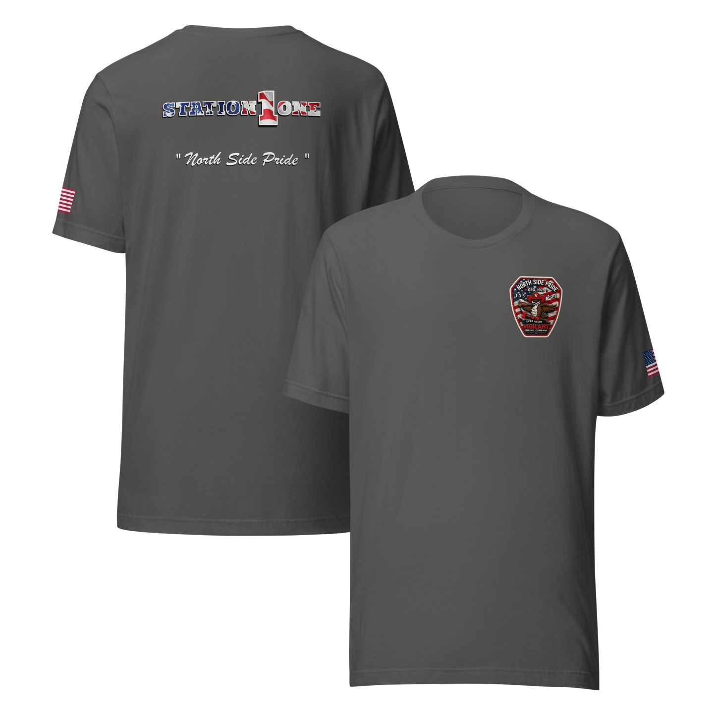 VIGILANT FD - ENGINE CO. - PATRIOTIC STATION 1 ONE - (#7)