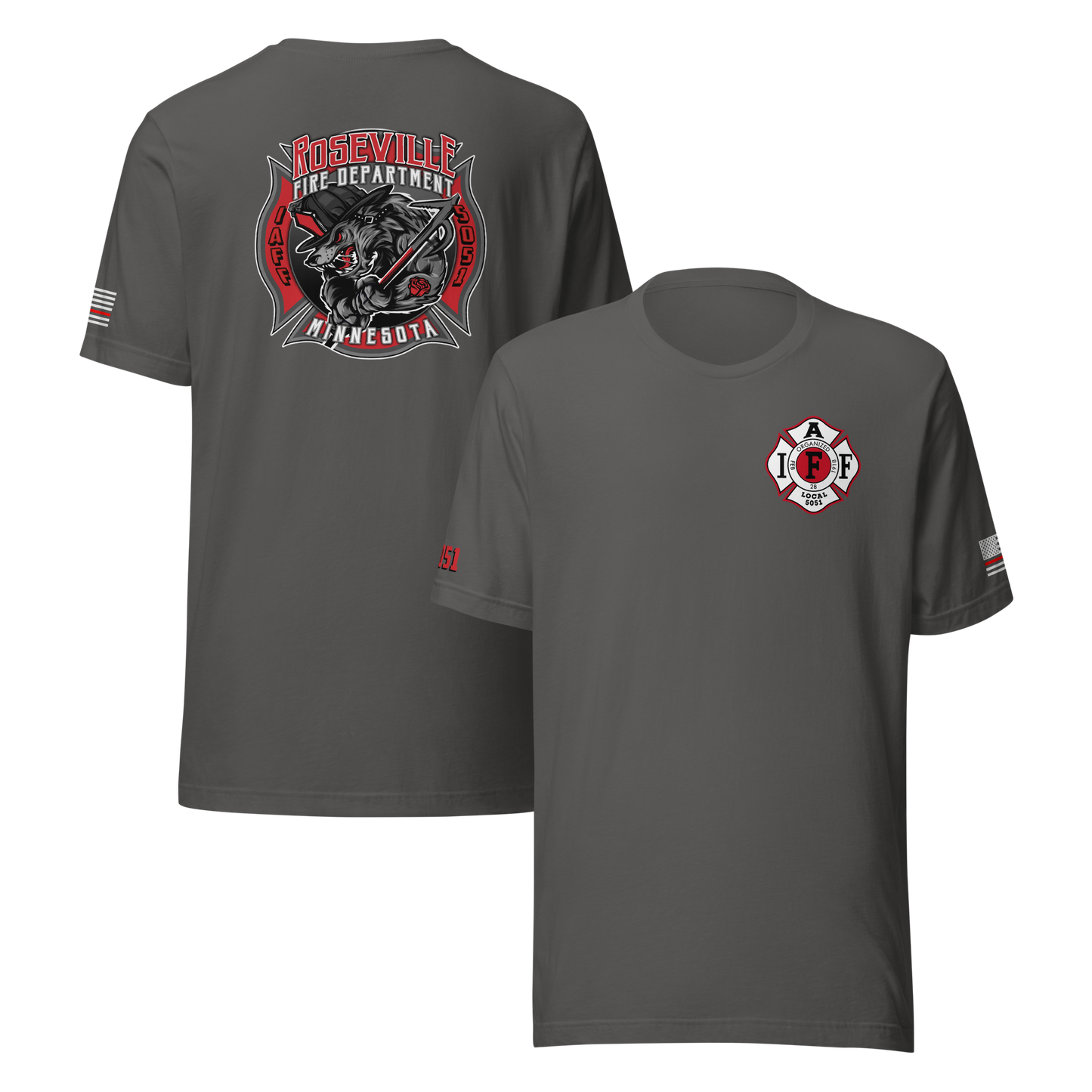 Roseville Fire - Color - Local 5051 (White) - Collection