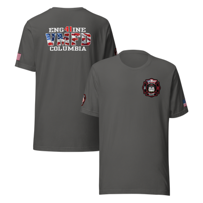 Village of Mamaroneck Engine 41 Tee (With Flag) Collection