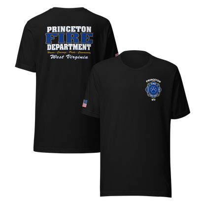 PRINCETON WV FIRE - PAW 2 (#6) (WITH UNION MALTESE ON SLEEVE)