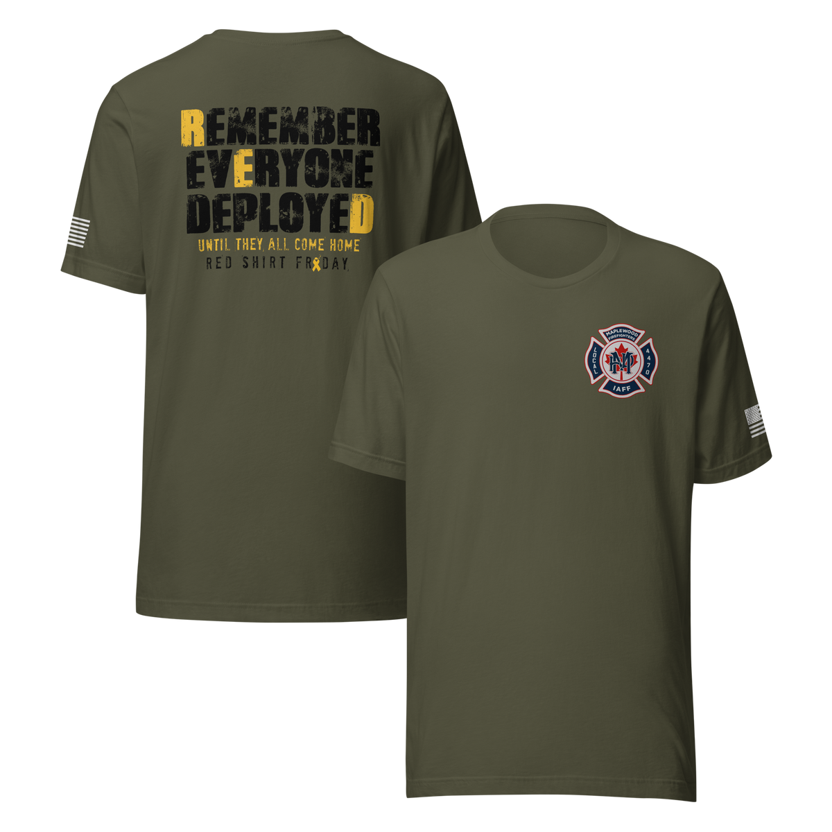 MAPLEWOOD FIRE  - LOCAL 4470 - RED (REMEMBER EVERYONE DEPLOYED) COLLECTION