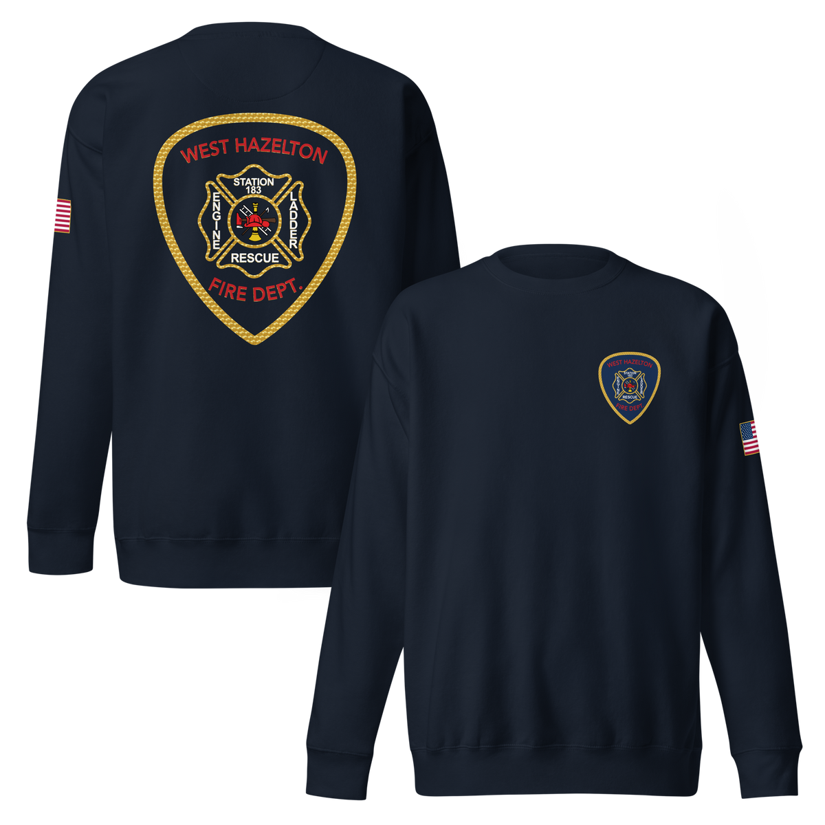 WEST HAZLETON FIRE DEPARTMENT #5 (GOLD)