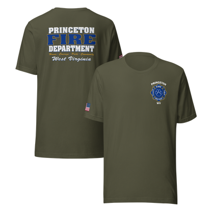 PRINCETON WV FIRE - PAW 2 (#6) (WITH UNION MALTESE ON SLEEVE)