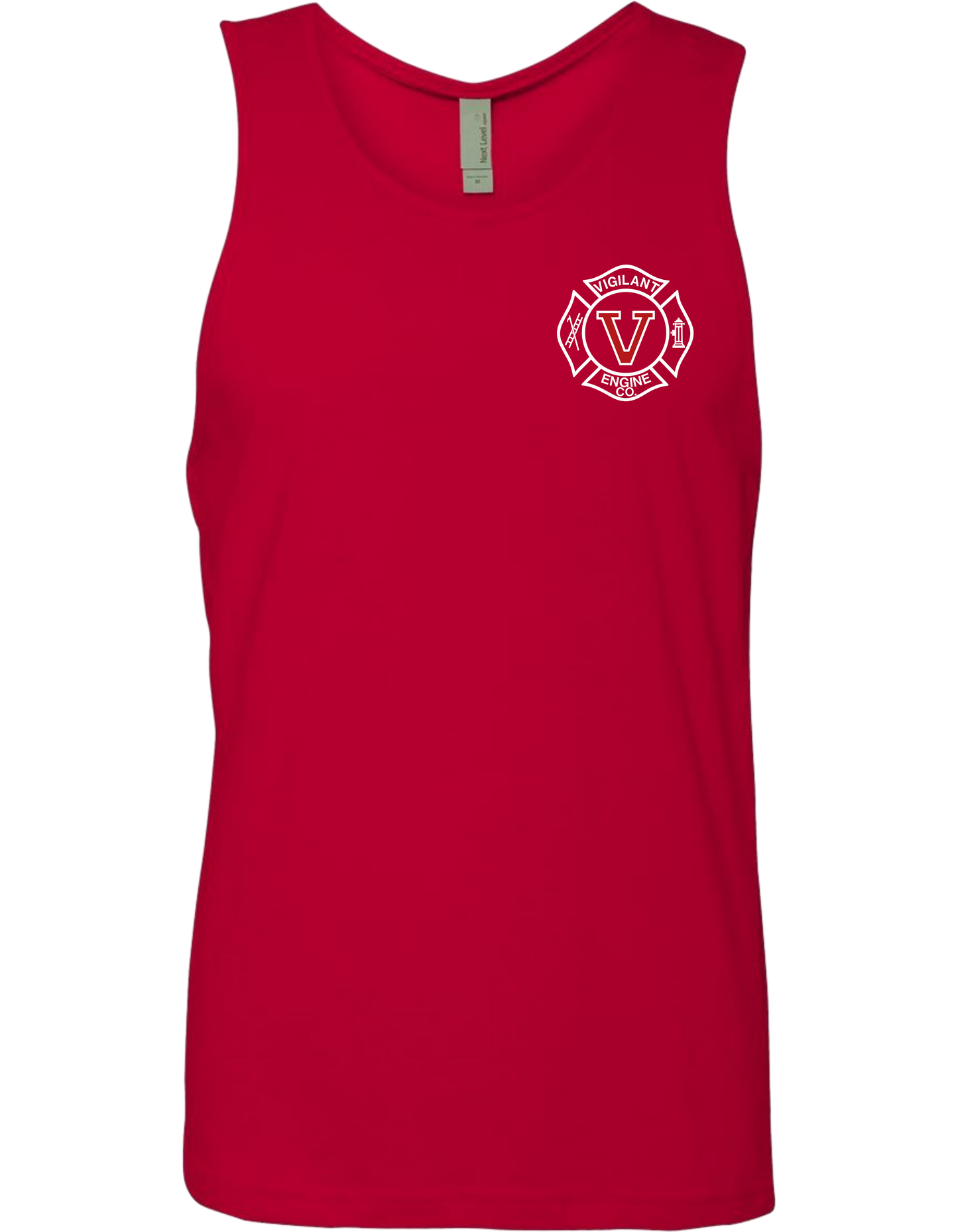 VIGILANT FD - ENGINE CO. - CLASSIC MALTESE - MUSCLE TANK