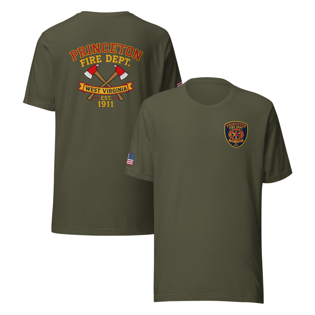 PRINCETON WV FIRE - (#1) COLLECTION  (WITH UNION MALTESE ON SLEEVE)