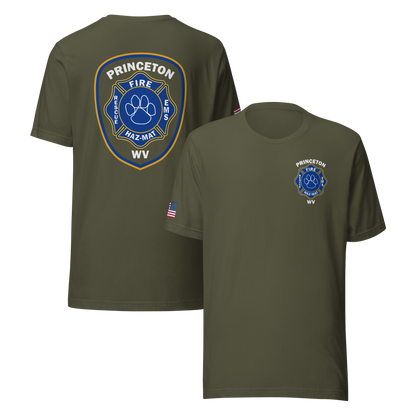 PRINCETON WV FIRE - PAW 1 (#5) (WITH UNION MALTESE ON SLEEVE)