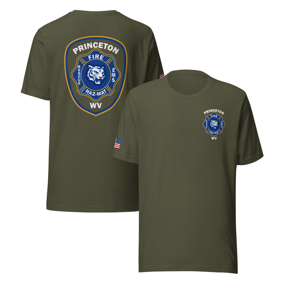 PRINCETON WV FIRE - TIGER 1 (#3) (WITH UNION MALTESE ON SLEEVE)