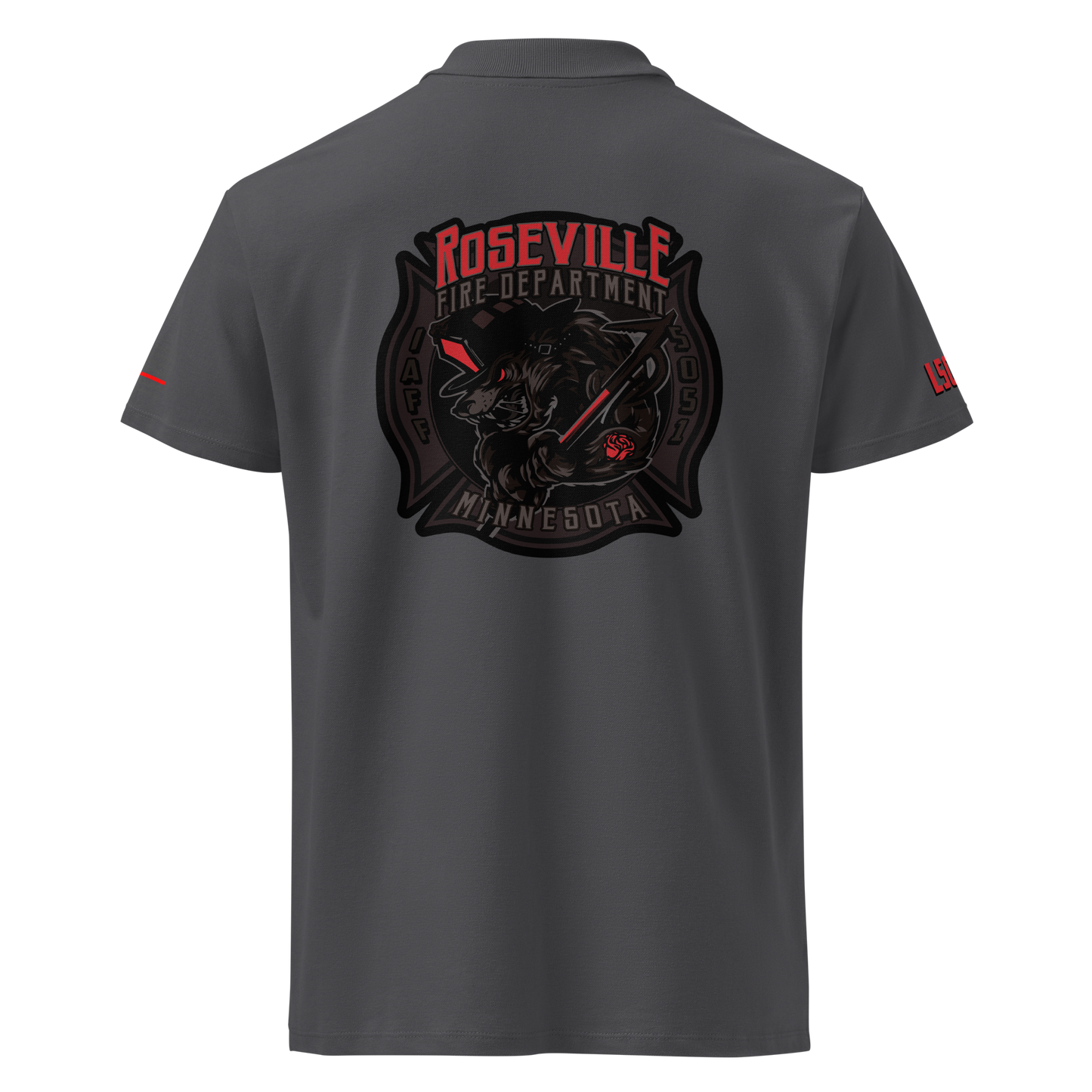 Roseville Fire - Subdued - Local 5051 (Black) - Collection