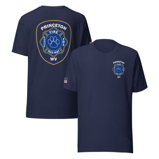 PRINCETON WV FIRE - PAW 1 (#5) (WITH UNION MALTESE ON SLEEVE)