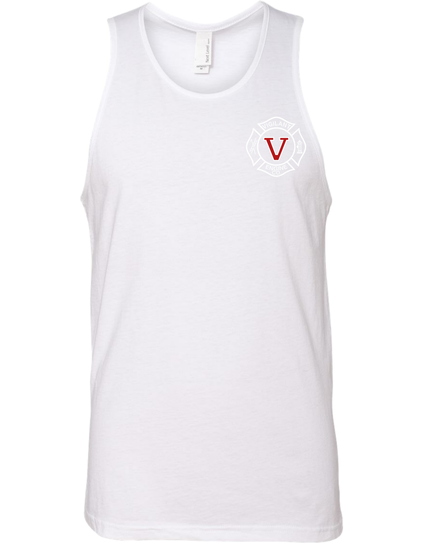 VIGILANT FD - ENGINE CO. - CLASSIC MALTESE - MUSCLE TANK