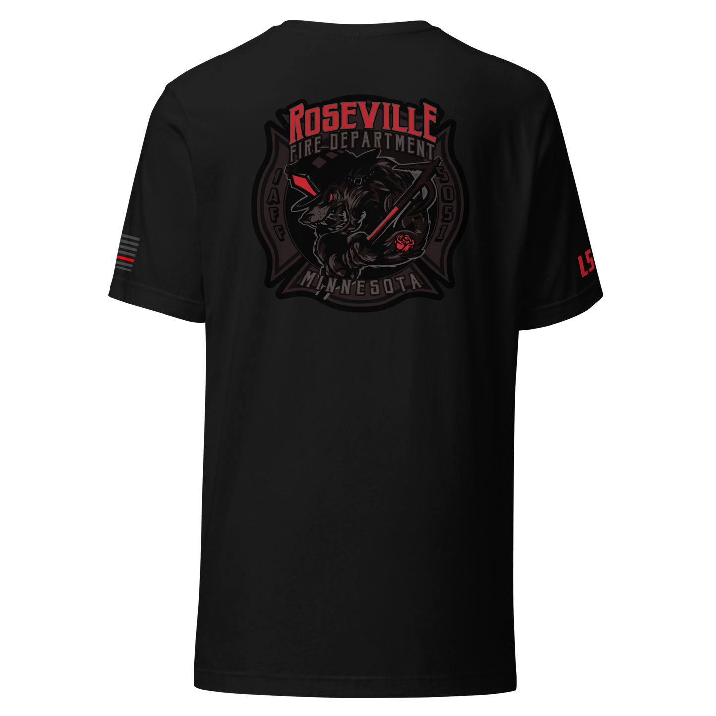 Roseville Fire - Subdued - Local 5051 (Black) - Collection