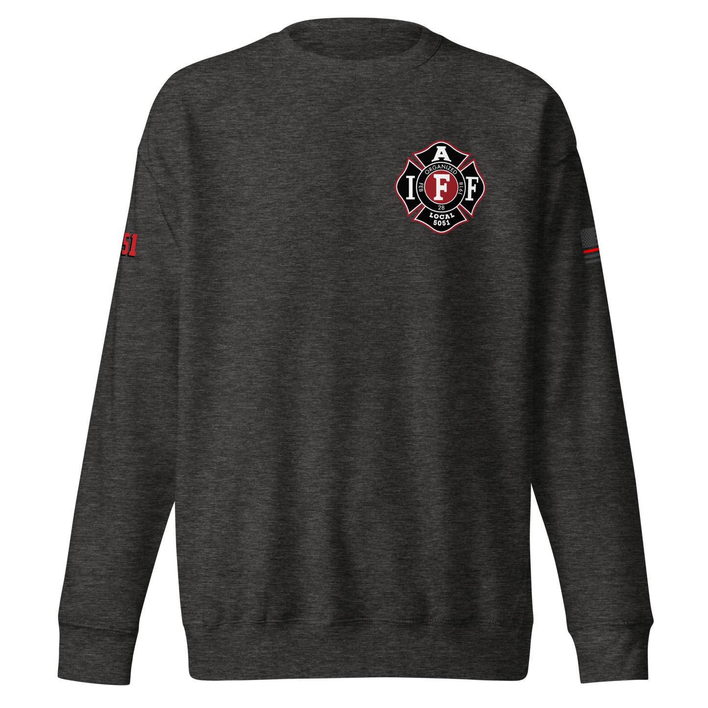 Roseville Fire - Subdued - Local 5051 (Black) - Collection