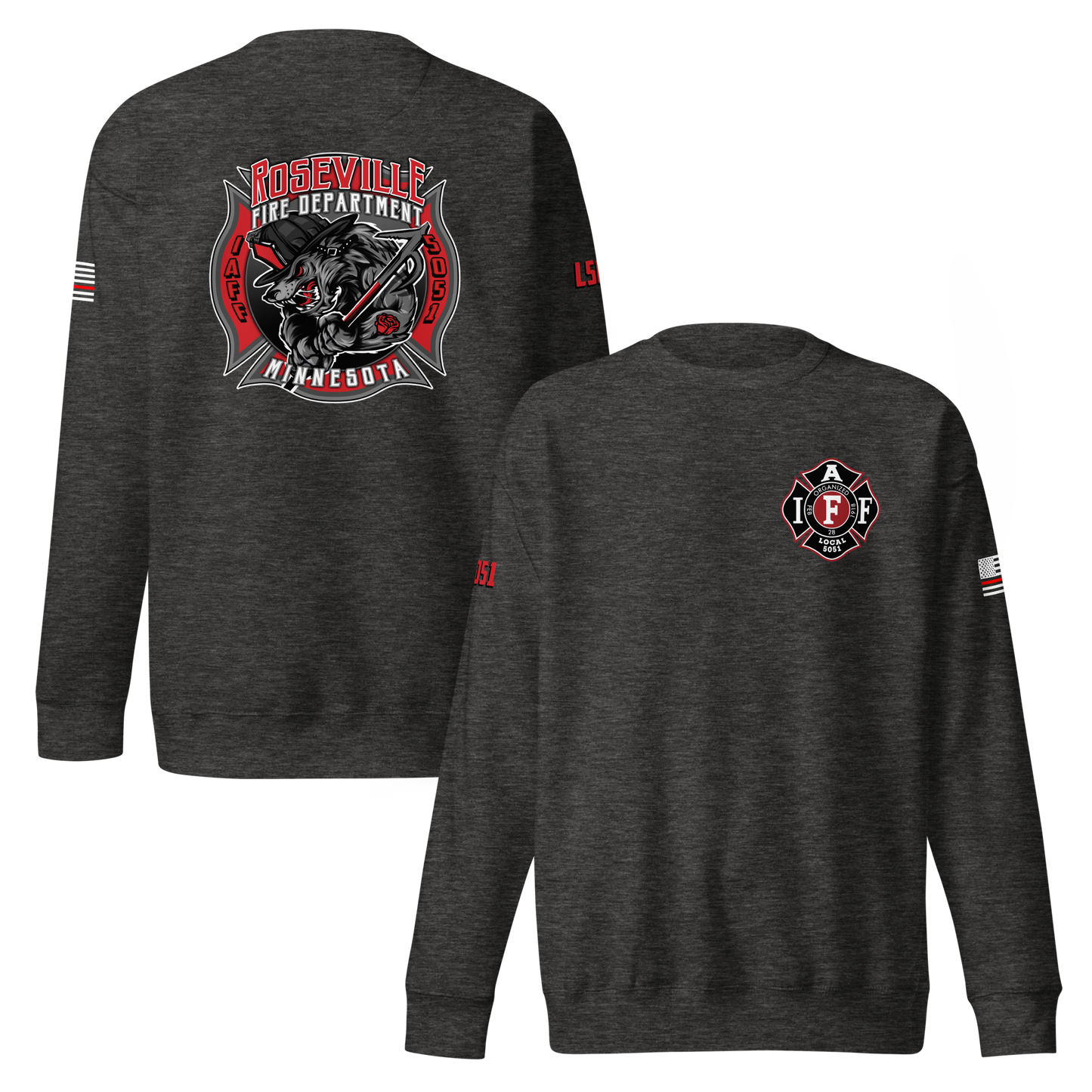 Roseville Fire - Color - Local 5051 (Black) - Collection
