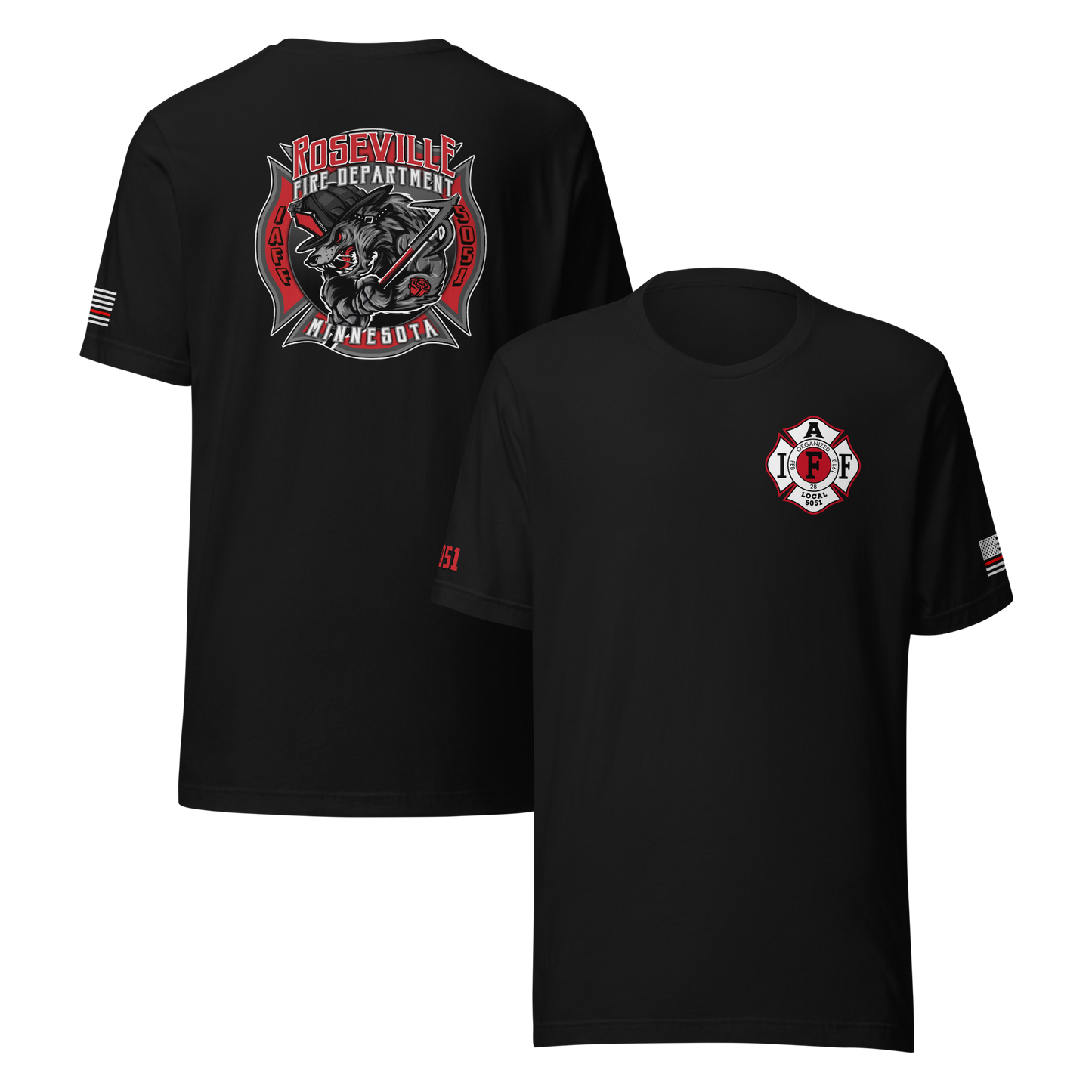 Roseville Fire - Color - Local 5051 (White) - Collection