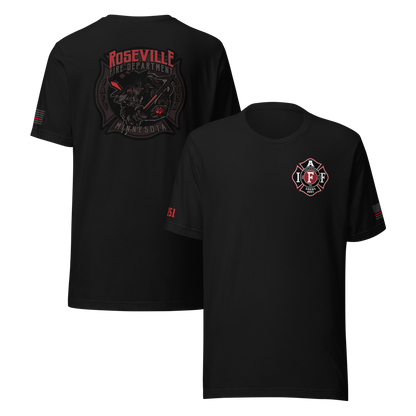 Roseville Fire - Subdued - Local 5051 (Black) - Collection