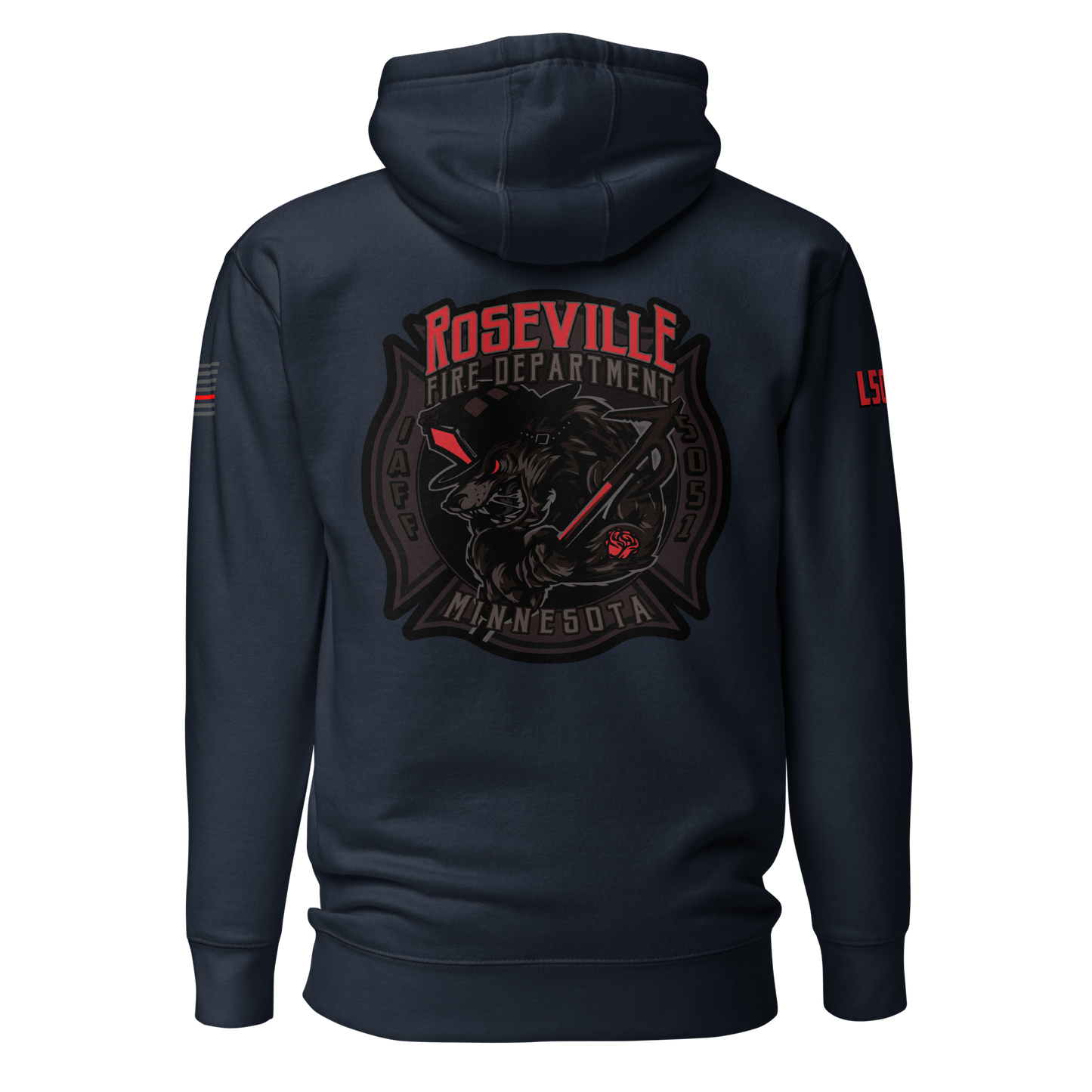 Roseville Fire - Subdued - Local 5051 (Black) - Collection