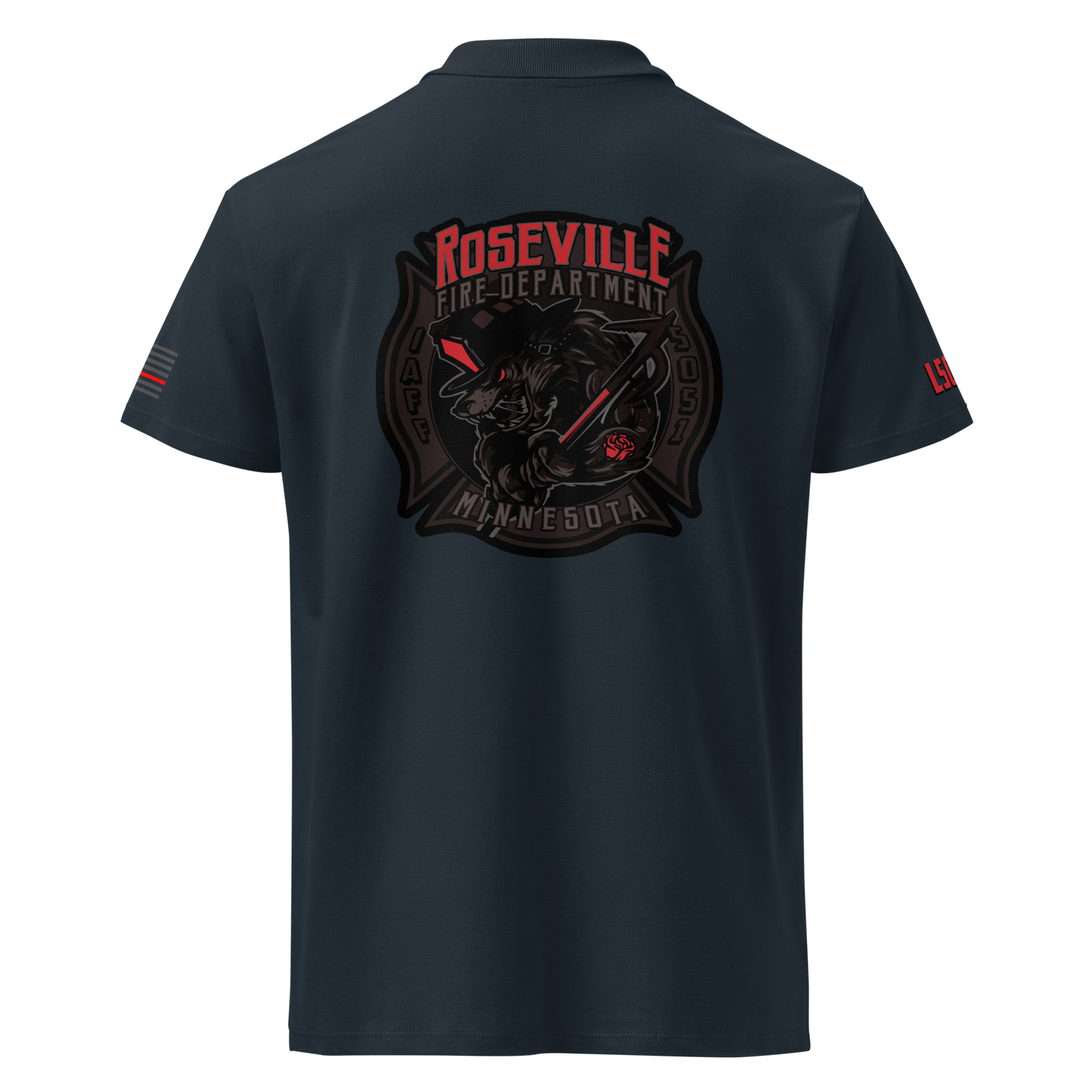 Roseville Fire - Subdued - Local 5051 (Black) - Collection