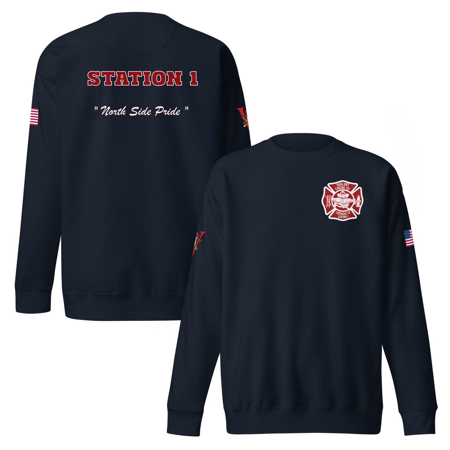 VIGILANT FD - ENGINE CO. - EVC RED