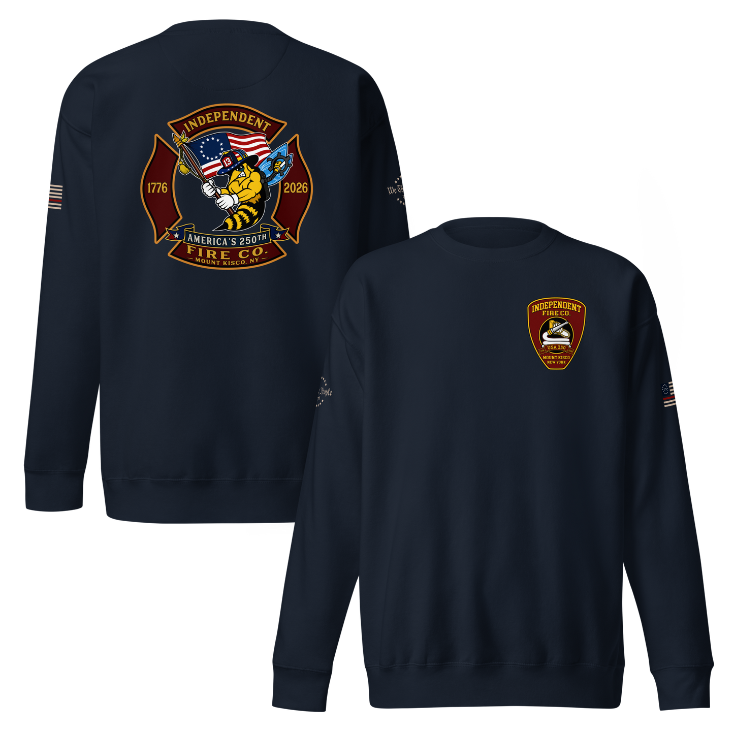 Independent Fire Co. – "America's 250th" Collection #1 (NO SLEEVE GRAPHICS)