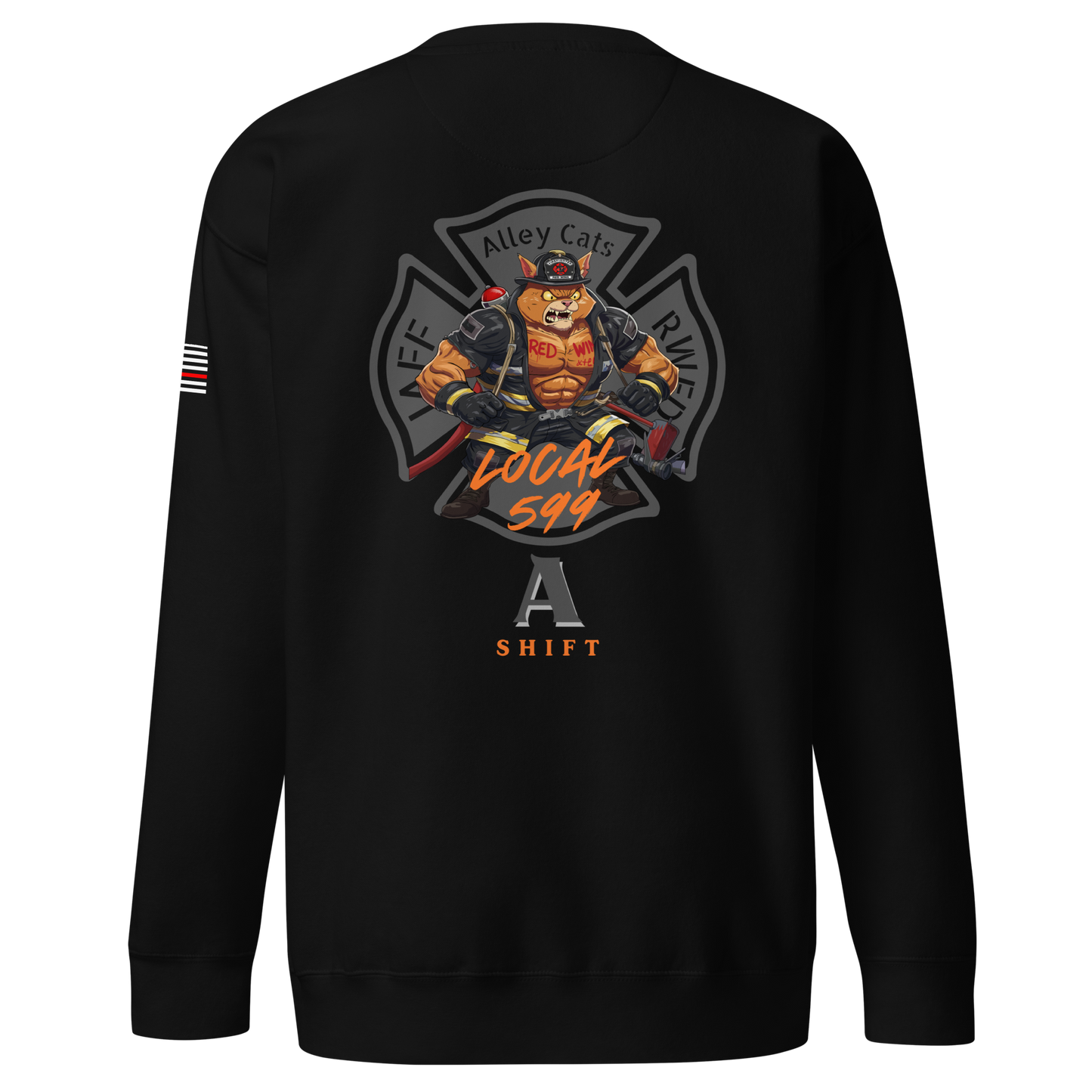 Red Wing Fire Department - Alley Cats A Shift Collection – Helmet Shield Design