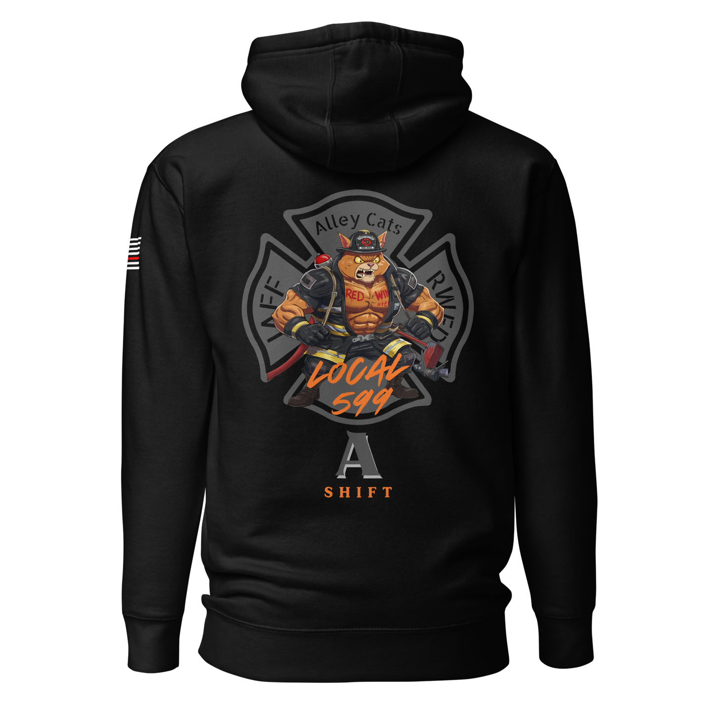 Red Wing Fire Department - Alley Cats A Shift Collection – Helmet Shield Design