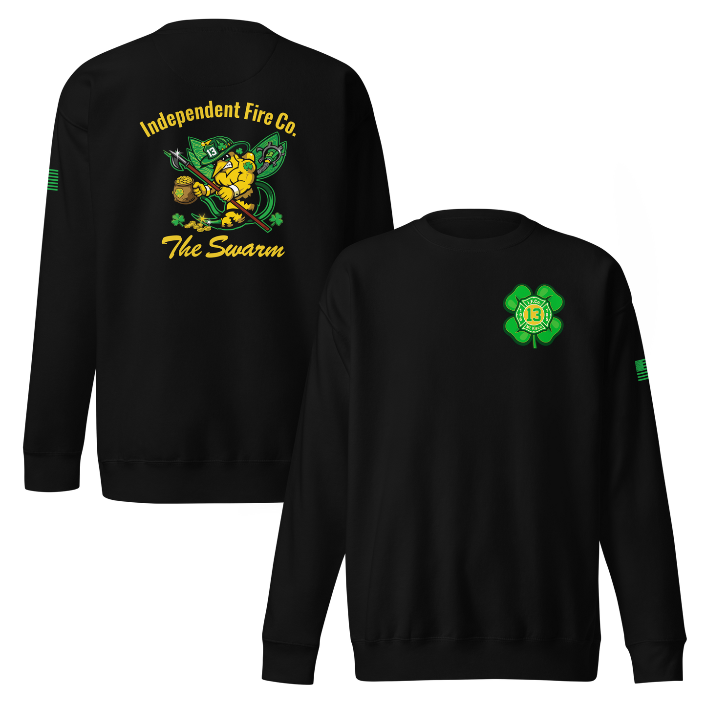 GLOW IN THE DARK - Mt Kisco Fire - Independent Fire Co. - St. Patricks's Day Collection