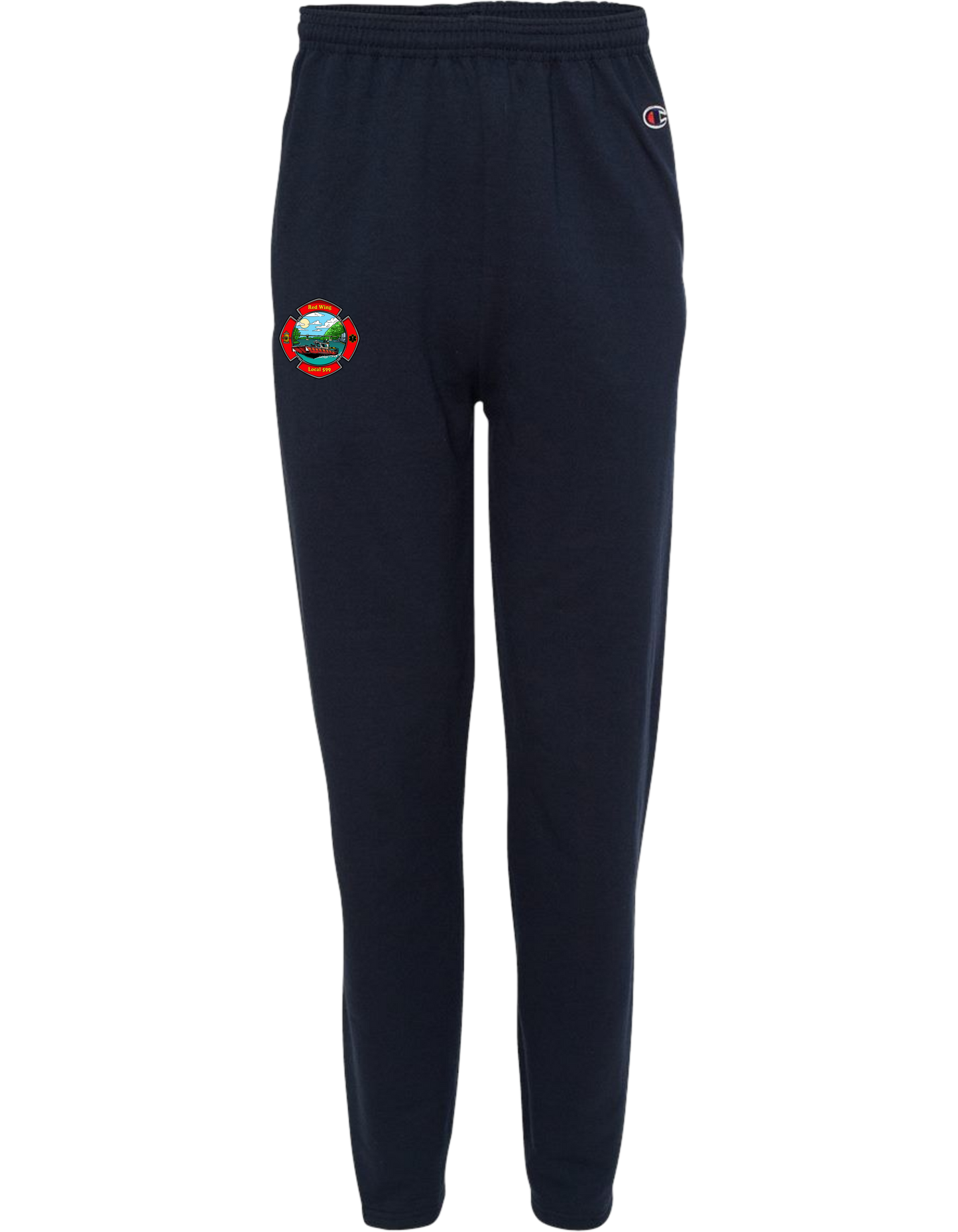 RED WING FIRE - Champion Open-Bottom Sweatpants