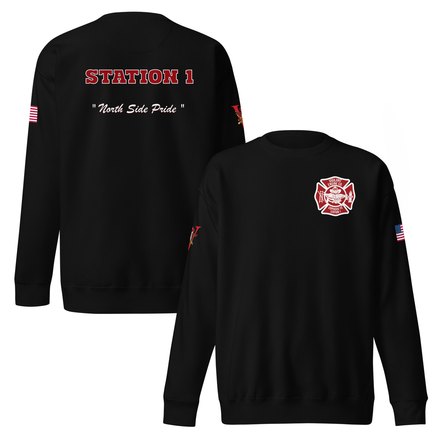 VIGILANT FD - ENGINE CO. - EVC RED