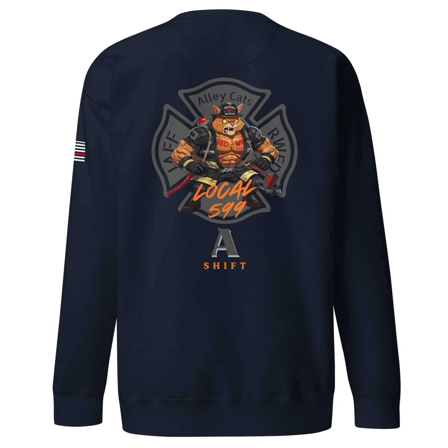 Red Wing Fire Department - Alley Cats A Shift Collection – Helmet Shield Design