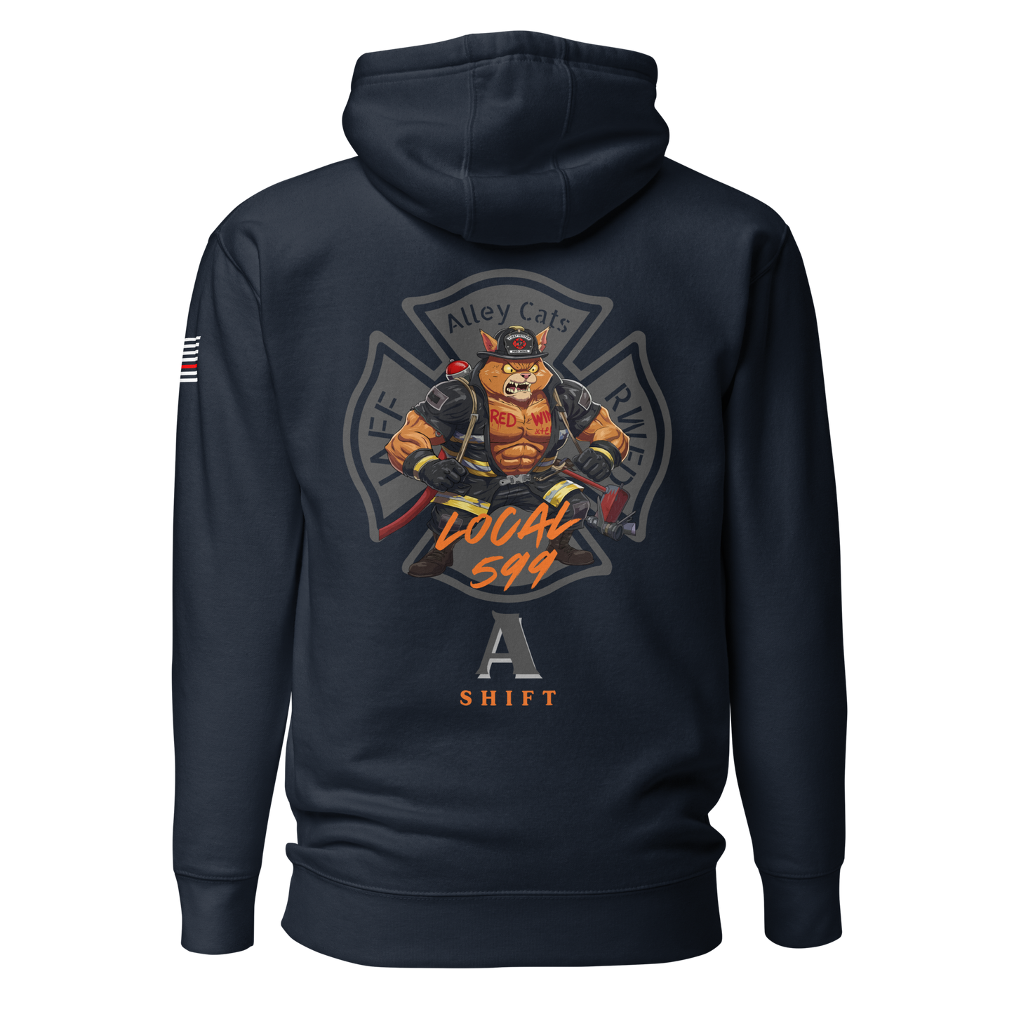 Red Wing Fire Department - Alley Cats A Shift Collection – Helmet Shield Design