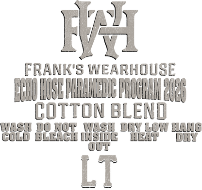 ECHO HOSE PARAMEDIC PROGRAM 2026 - GRAPHIC TEE / COLLECTION