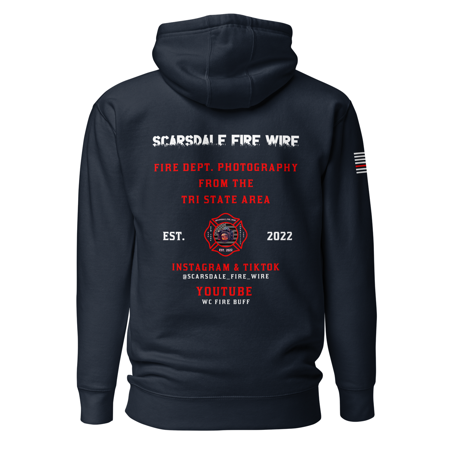 Scarsdale Fire Wire - Premium Hoodie