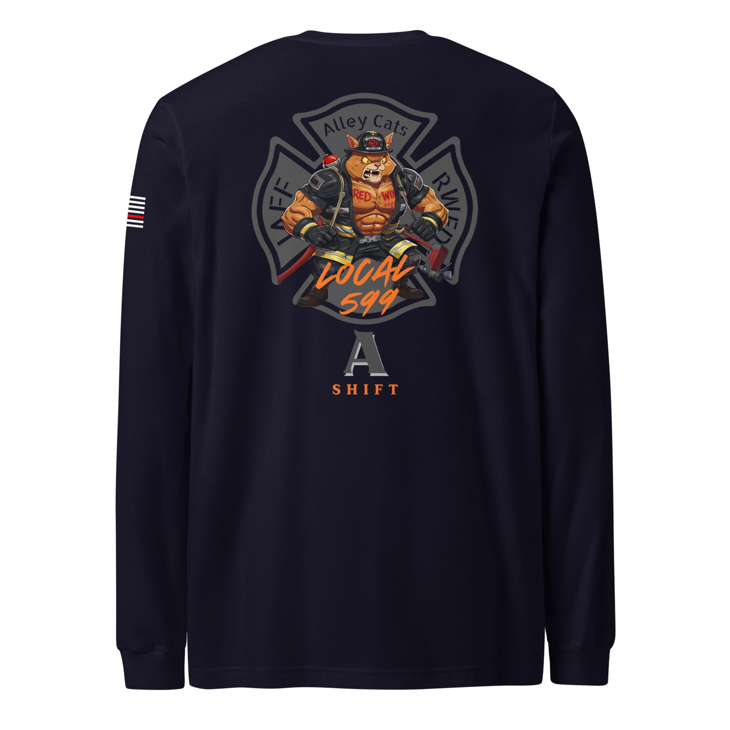 Red Wing Fire Department - Alley Cats A Shift Collection – Helmet Shield Design