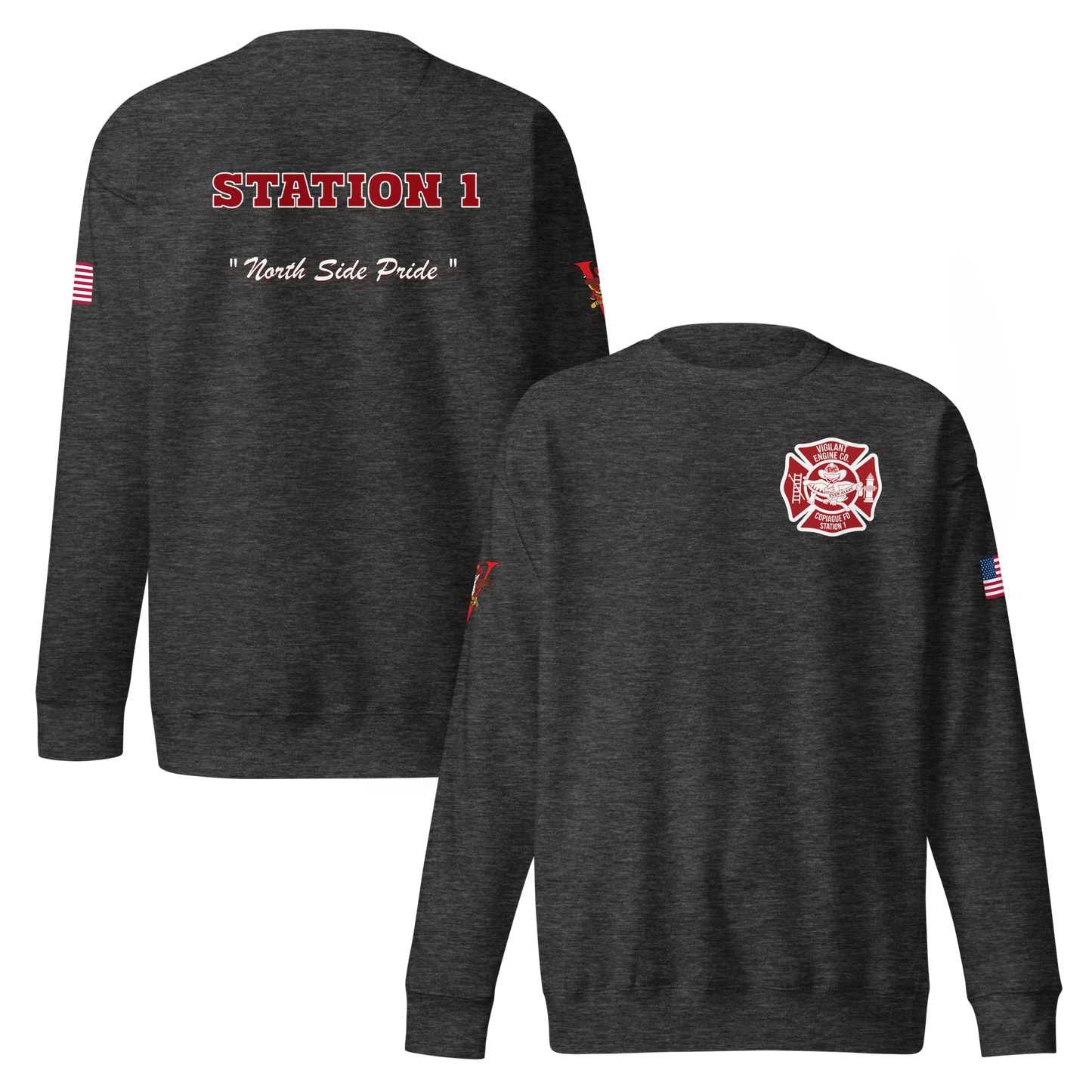 VIGILANT FD - ENGINE CO. - EVC RED