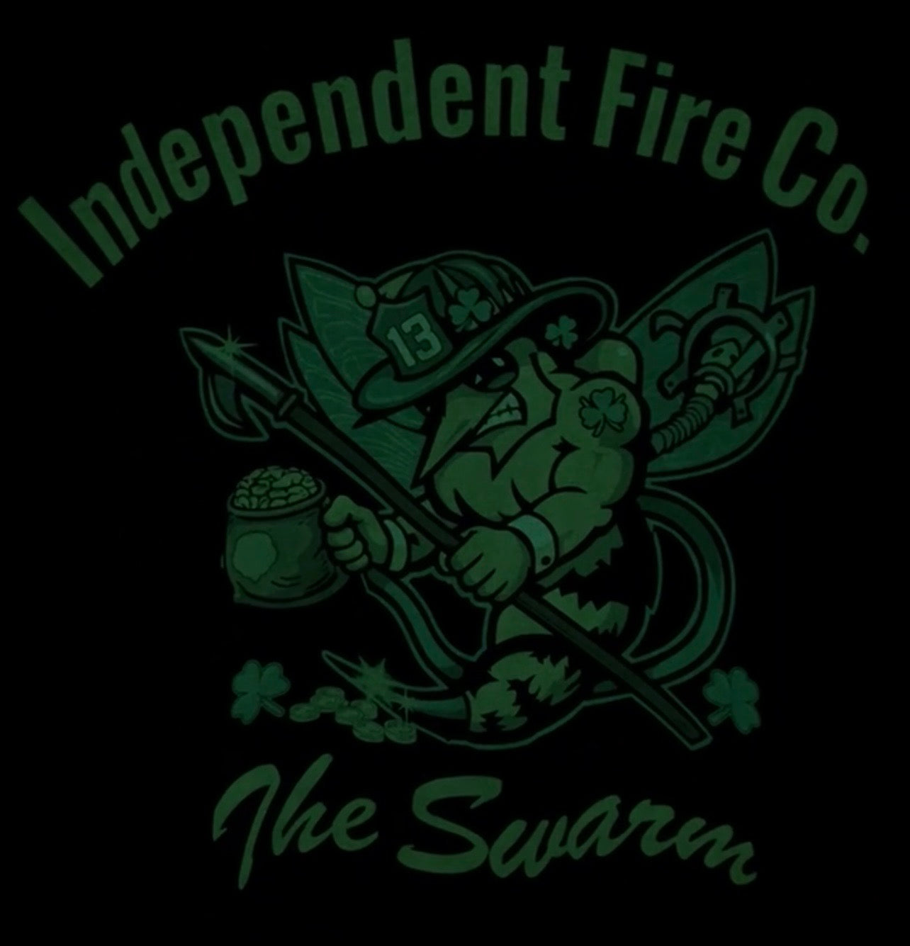GLOW IN THE DARK - Mt. Kisco Fire Supporters – Independent Fire Co. – St. Patrick’s Day Collection
