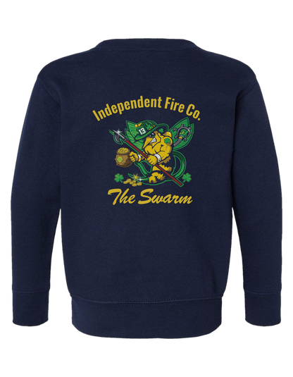Toddler Crewneck Sweatshirt – “St. Patrick's - The Swarm"