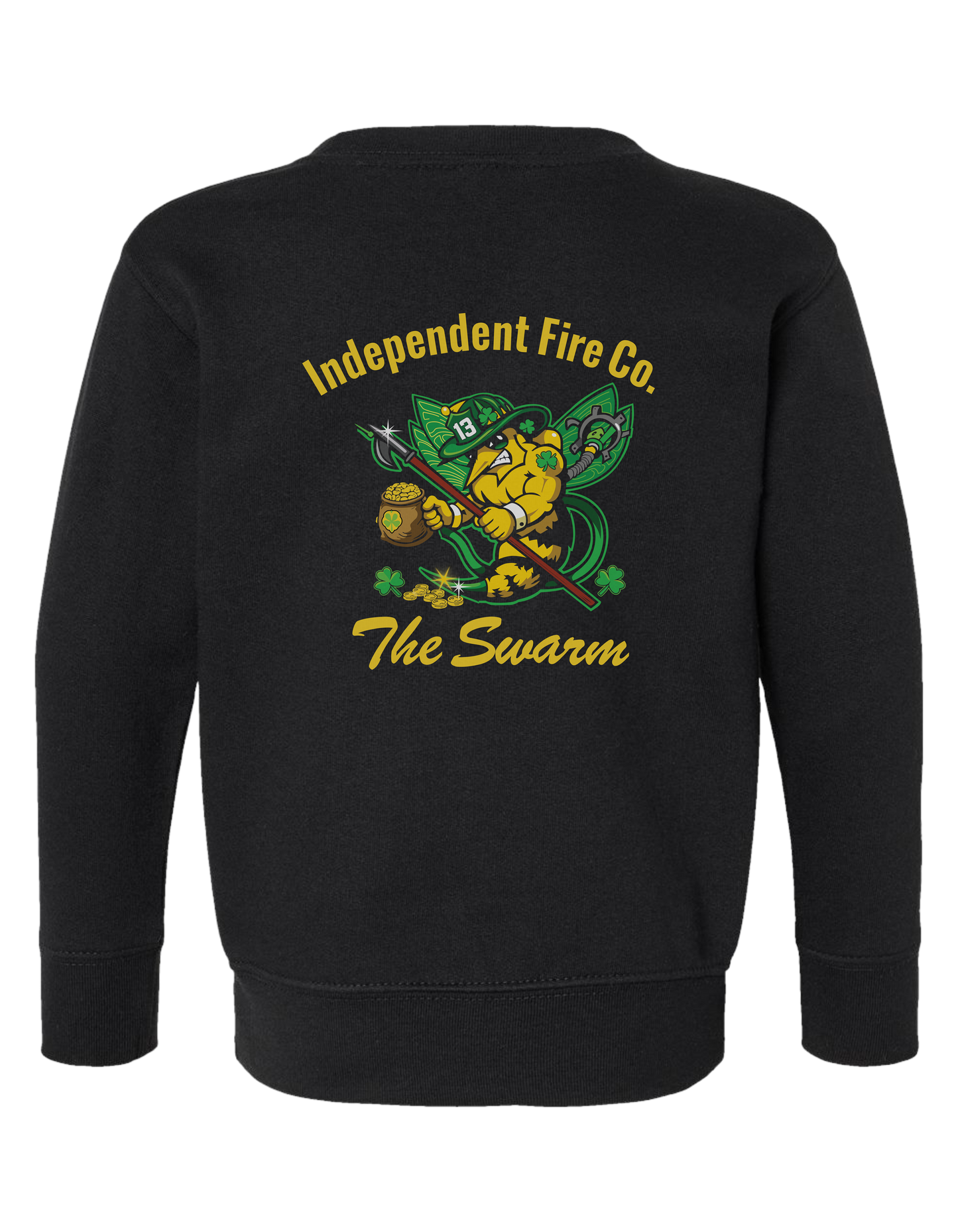Toddler Crewneck Sweatshirt – “St. Patrick's - The Swarm"