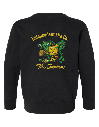 Toddler Crewneck Sweatshirt – “St. Patrick's - The Swarm"